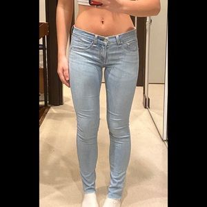 Mid-rise rag and bone jeans